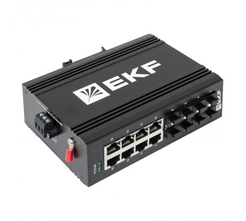 Промышленный неуправляемый коммутатор U-8GX/SFP-8GT, 8 портов 1000Base-X SFP, 8 портов 10/100/1000Base-T(X) RJ45, монтаж на динрейку TSX TSX-U-8GX/SF