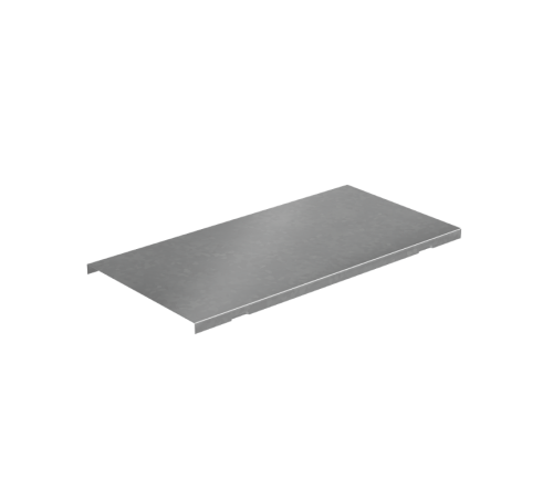 Крышка Т-отвода вертикального 300 мм с разворотом на 90 град "ПЛЮС"  KTDVplus90-300  КМ-профиль