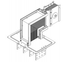 Секц. флан. вниз Тип2 800А Al 3L+N+1/2PE IP55 тран. IEK  LB-0800A5-35-F-FD2  IEK