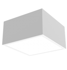 Светодиодный светильник DL-Box накладной 15 Вт 4000 K 140х140х170 мм RAL9003 белый муар с рассеивателем опал  V1-R0-01819-20000-2001540  VARTON