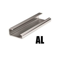 DIN-рейка алюминиевая с насечкой G1 32х15 мм длиной 2000мм  02120AL  DKC