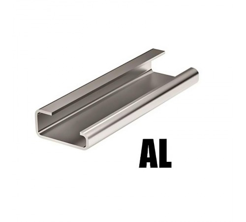 DIN-рейка алюминиевая с насечкой G1 32х15 мм длиной 2000мм  02120AL  DKC