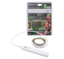 Умная подсветка SMD2835-30LED/m-IP20-5В-2,4Вт-3000 К(1 м), датчик движ., 4хААА  SQ0331-0502  TDM