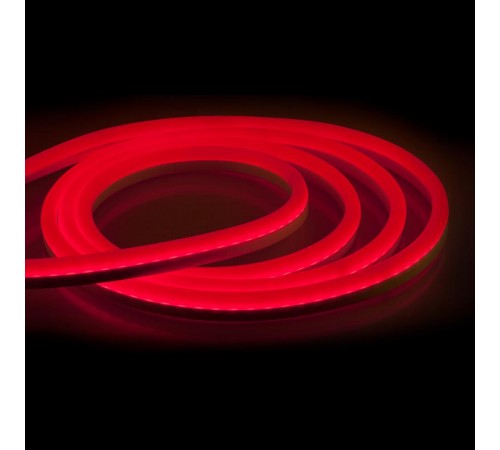Лента светодиодная LS721 144SMD(2835)/м 12Вт/м 220V IP67, длина 50м, красный, неоновая  32712  FERON
