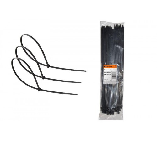 Хомут 8,8х1000мм нейлон (черный) (100шт)   SQ0515-0229  TDM