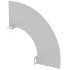 Перегородка разд. 100мм пов. верт. внеш. 90град RAL 9016  CRP40-0-90-100-9016  IEK