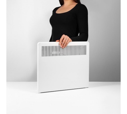 Конвектор с механическим термостатом - Lamken -мощность 500Вт с вертикальной решеткой и кабелем 1,8м - белый  230502  Legrand