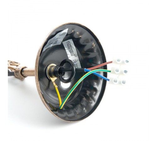 Светильник садово-парковый PL3705 60W 230V E27 180*180*790мм черное золото (на цепочке)  11369  FERON