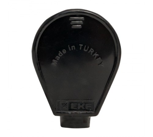 Вилка угловая усиленная с/з черная 16А 250В EKF Proxima EKF  AVY16-30-r  EKF