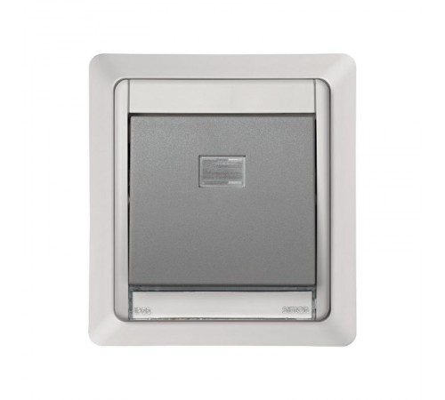 Simon 44 Aqua Основание под 1-местную рамку, IP55, скрытый монтаж, 95х104мм, S44 Aqua, серый  4400610-035  Simon