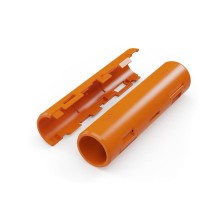 Муфта разборная d16 мм оранжевая (10шт/500шт уп/кор)  PR13.02459  Промрукав