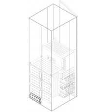 Перегородка верт.задн. H=100мм W=600мм  1STQ001981B0000  ABB