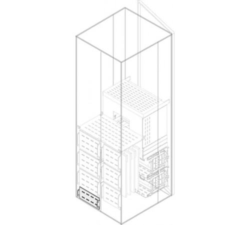 Перегородка верт.задн. H=100мм W=600мм  1STQ001981B0000  ABB