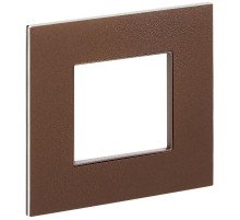 SKANDY Рамка 1-местная SK-F31Br металл шоколад   SK-M12-M-K30  IEK