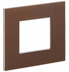 SKANDY Рамка 1-местная SK-F31Br металл шоколад   SK-M12-M-K30  IEK