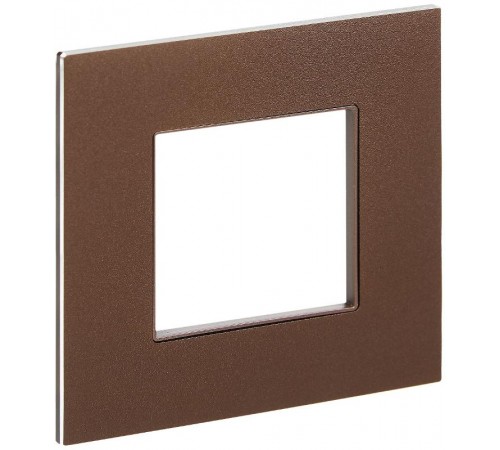 SKANDY Рамка 1-местная SK-F31Br металл шоколад   SK-M12-M-K30  IEK