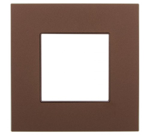 SKANDY Рамка 1-местная SK-F31Br металл шоколад   SK-M12-M-K30  IEK