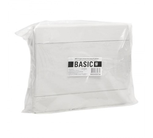 Щит распределительный ЩРВ-П-12 (пром. упаковка) белая дверца IP41 Basic  pb-v-12w-bas  EKF