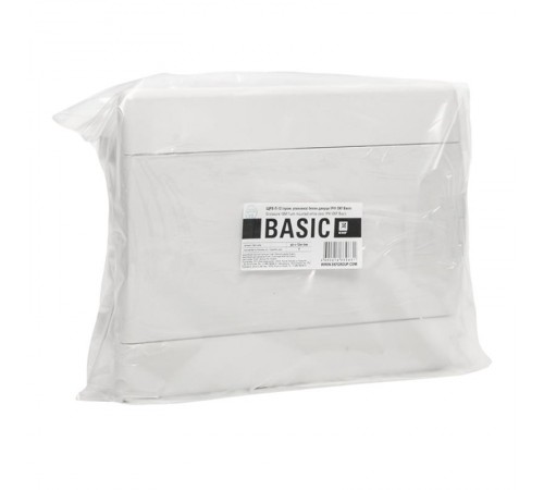 Щит распределительный ЩРВ-П-12 (пром. упаковка) белая дверца IP41 Basic  pb-v-12w-bas  EKF