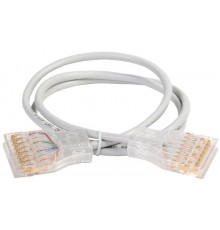 Патч-корд 110-110 4 пары, кат.5Е, 2м, серый  PC01-110-4P2M  ITK
