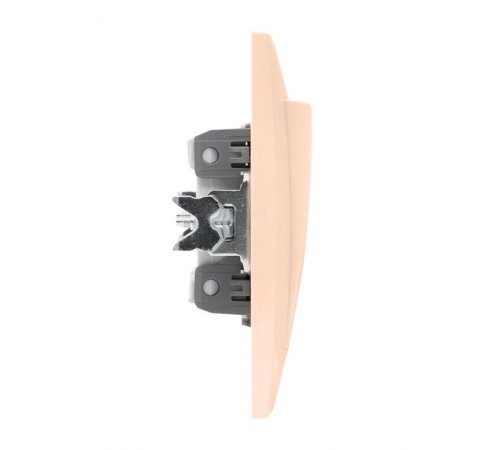 Валенсия выключатель 2-кл. 10А кремовый проходной EKF PROxima   EWV10-027-20   EKF