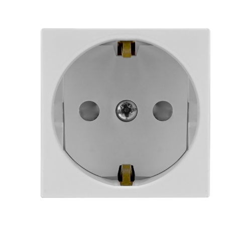 Altira Белый Розетка В45 с заземлением для кабель канала RAL9010  RN16-113-BE  SE