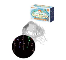 Гирлянда светодиодная "Бахрома" 2,5х0,6 м, 120LED, многоцветн., 8 режимов, 250 В, IP44,  SQ0361-0098  TDM