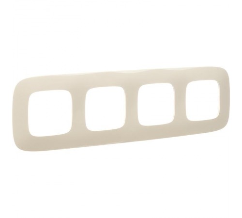 Valena ALLURE Слоновая кость Рамка 4-ая  754314  Legrand