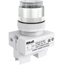 Лампа комм. ALTE 22 мм Цвет:БЕЛЫЙ неон 220В ЛK-22   25006DEK  DEKraft