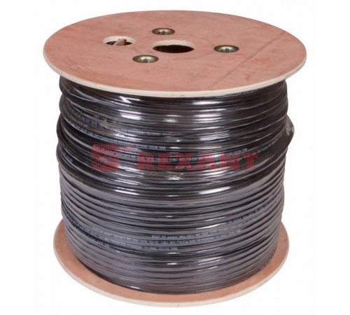 Кабель UTP  4PR  24AWG  CAT5e  305м  OUTDOOR + ТРОС*1  01-0046  REXANT