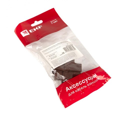 Угол внутренний (16х16) (4 шт) Plast EKF PROxima  под темное деревоibd-16-16x4EKF