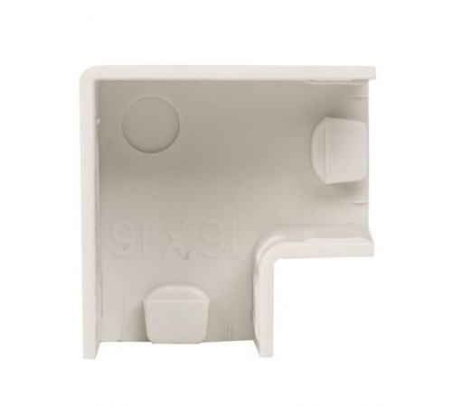 Поворот 90 гр. (16х16) (4 шт) Plast EKF PROxima Белыйabw-16-16x4EKF