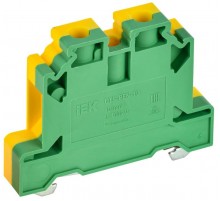 Колодка клеммная CTS-PEN земля 10мм2 желто-зеленая  YCT11-00-K52-010  IEK