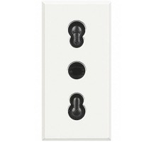 Axolute Розетка 2К+З, 10/16 А 250 В~ с экранированными контактами, цвет белый  HD4180  Legrand