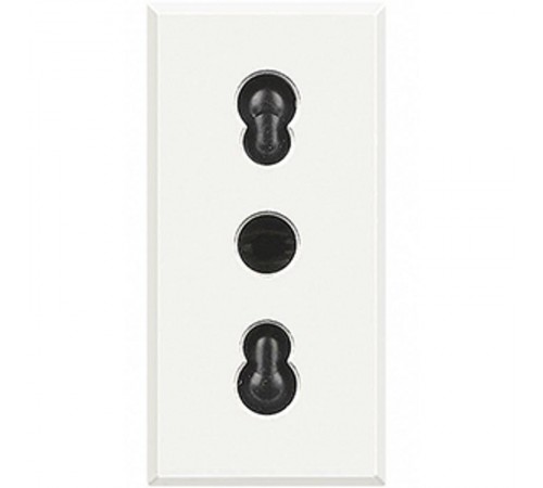 Axolute Розетка 2К+З, 10/16 А 250 В~ с экранированными контактами, цвет белый  HD4180  Legrand