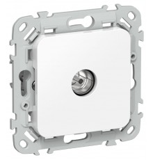 FLITE Розетка TV оконечная тип F РТВф-1-1-1-ФлБ белый  FI-A10-O-K01  IEK