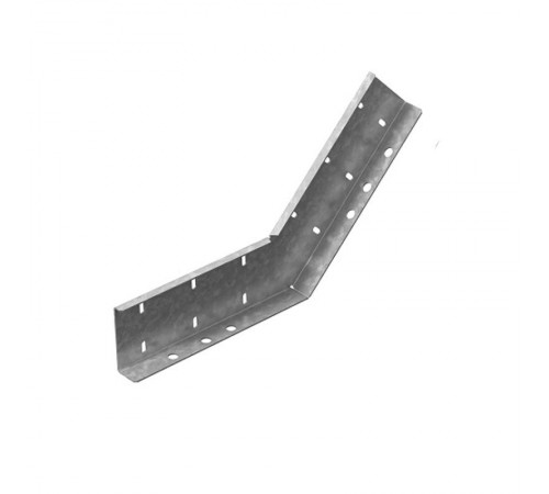 Вертикальный соединитель внутренний 45 град. для лестничного лотка ЛКР высотой 200 мм, толщ. 2,5 мм, Сендзимир цинк, 036622  ВСВНЛКР45-200-2,5-СЦ   