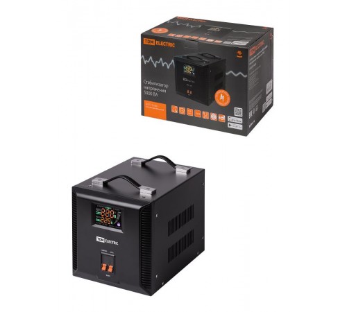 Стабилизатор напряжения БСР1-5,0 кВА электронный переносной  SQ1201-0036  TDM