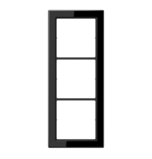 Рамка 3-кратная; черная FD983SW Jung