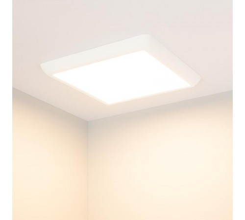 Светильник CL-FIOKK-S300x300-25W Day4000-MIX (WH, 120 deg, 230V)  034472 Arlight