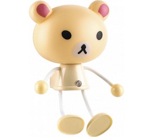 Светильник-ночник "медвежонок" 4LED 0,5W 220V желтый, FN1157  23363  FERON