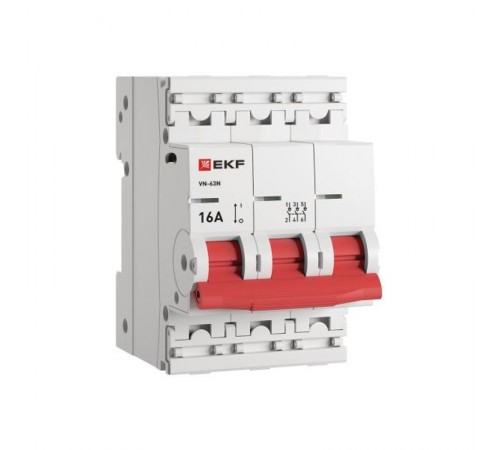 Выключатель нагрузки 3P 16А ВН-63N PROxima S63316  EKF