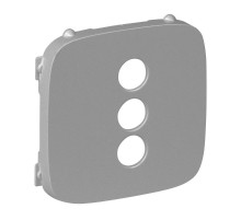 Valena ALLURE Алюминий Накладка розетки RCA  754727  Legrand