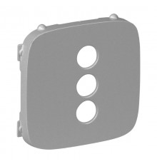 Valena ALLURE Алюминий Накладка розетки RCA  754727  Legrand