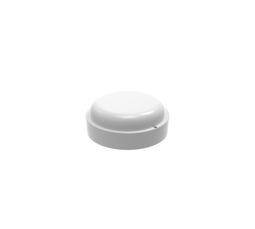 Светильник светодиодный пылевлагозащищенный для ЖКХ Elementary круг 8W 680lm 4000K 160-260V IP65 D140*48мм белый с микровол сенс  126411208-S  Gauss