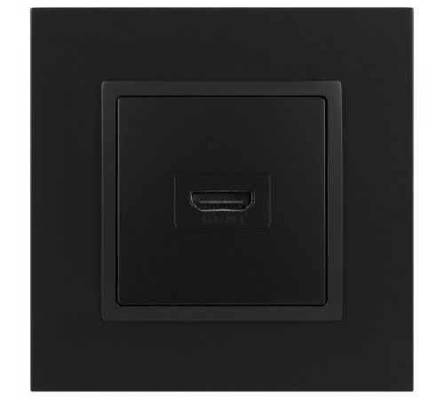 14-3114-05 Розетка HDMI, IP20, Эра Elegance, антрацит  Б0034336  ЭРА