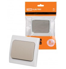 Выключатель 1-кл. скрытой установки IP54 10А "Вуокса" TDM  SQ1803-0101  TDM