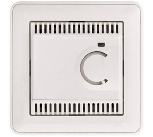 W59 Белый Регулятор теплого пола с датчиком +5 до +50°C, 10А (в сборе)  TES-151-18  SE