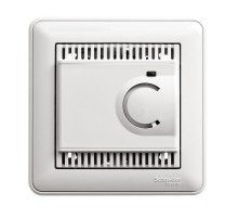 W59 Белый Регулятор теплого пола с датчиком +5 до +50°C, 10А (в сборе)  TES-151-18  SE