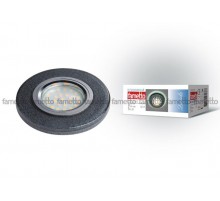 Светильник декор.встр Luciole DLS-L104 GU5.3 CHROME/BLACK GU5.3 доп.LED подсветка 3Вт металл/полимер. Хром/черн в технике "Кракле"  10720  Fametto